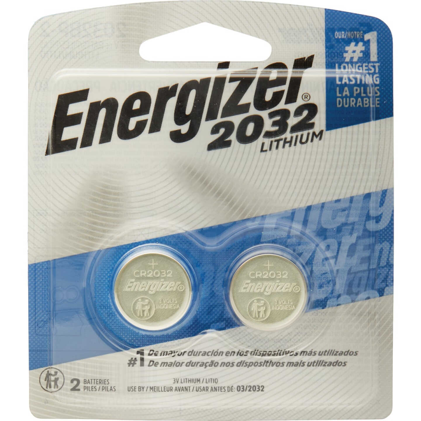 Energizer 2032 Lithium Battery - 2 Pk